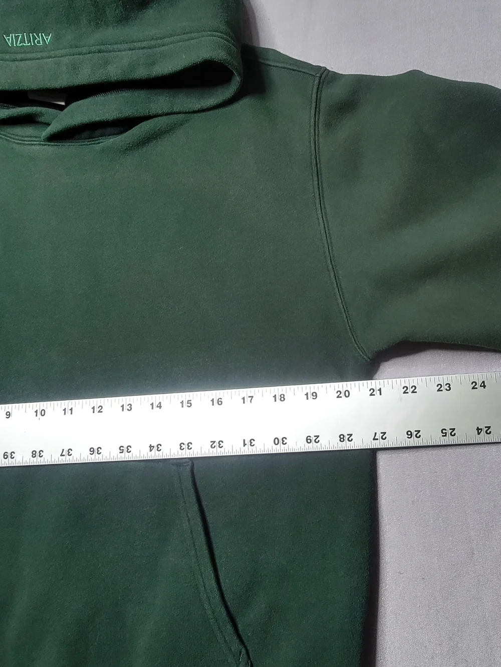 ARITZIA  Men's Forest Green Hooded Sweatshirt Size M